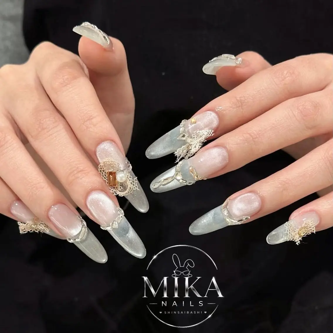 ネイル アートネイル チークネイル ドット フットネイル フレンチネイル KIMU MIKA.NAILのネイルデザイン