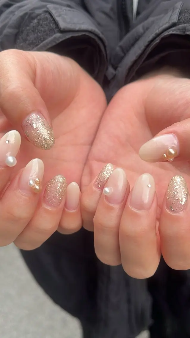 ネイル ニュアンスネイル シンプルネイル SAKU nail 作島茜のネイルデザイン
