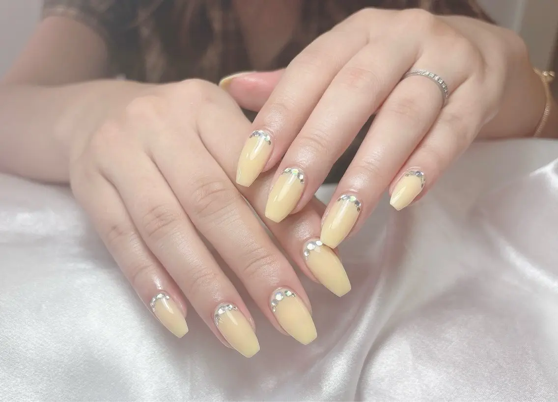ネイル 桜ネイル 長さ出し フレンチネイル 韓国ネイル マグネットネイル ハンドネイル Kiwami nailsalonのネイルデザイン