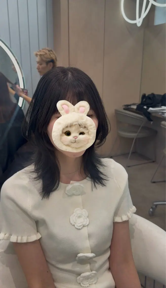 ロング ヘアアレンジ カット ヘアカラー トリートメント ヘアセット 🌻夏の透明感カラー 🌈韓国レイヤー櫻井のヘアスタイル