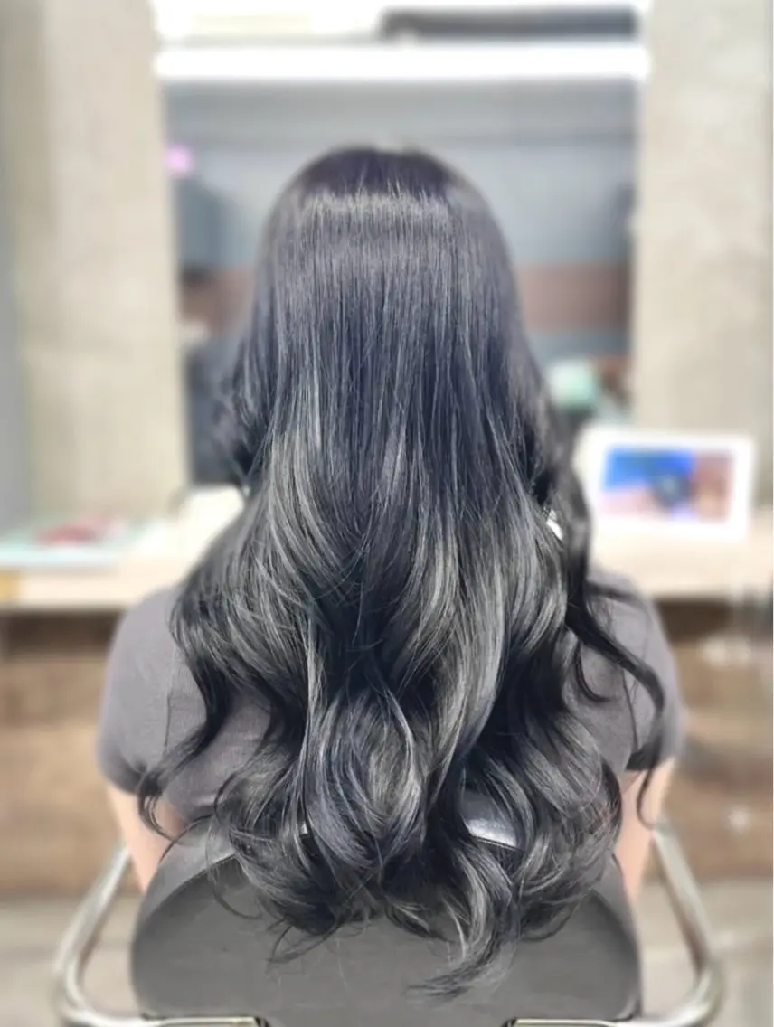 ロング カラー カット ヘアカラー トリートメント 多系統似合わせ/ tsuburaのヘアスタイル