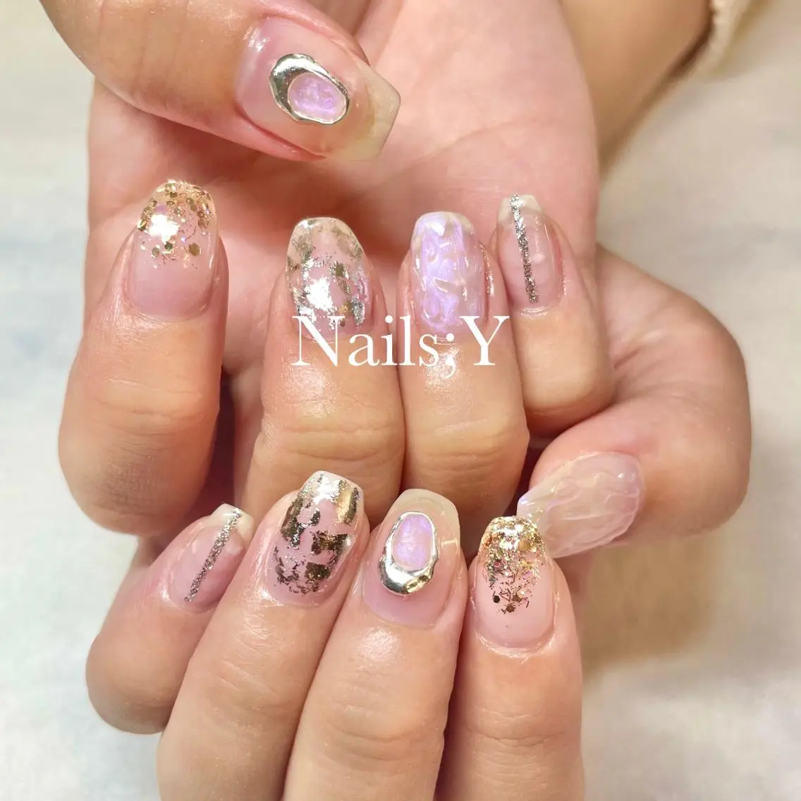 ネイル クリアネイル ハンドネイル yo koのネイルデザイン