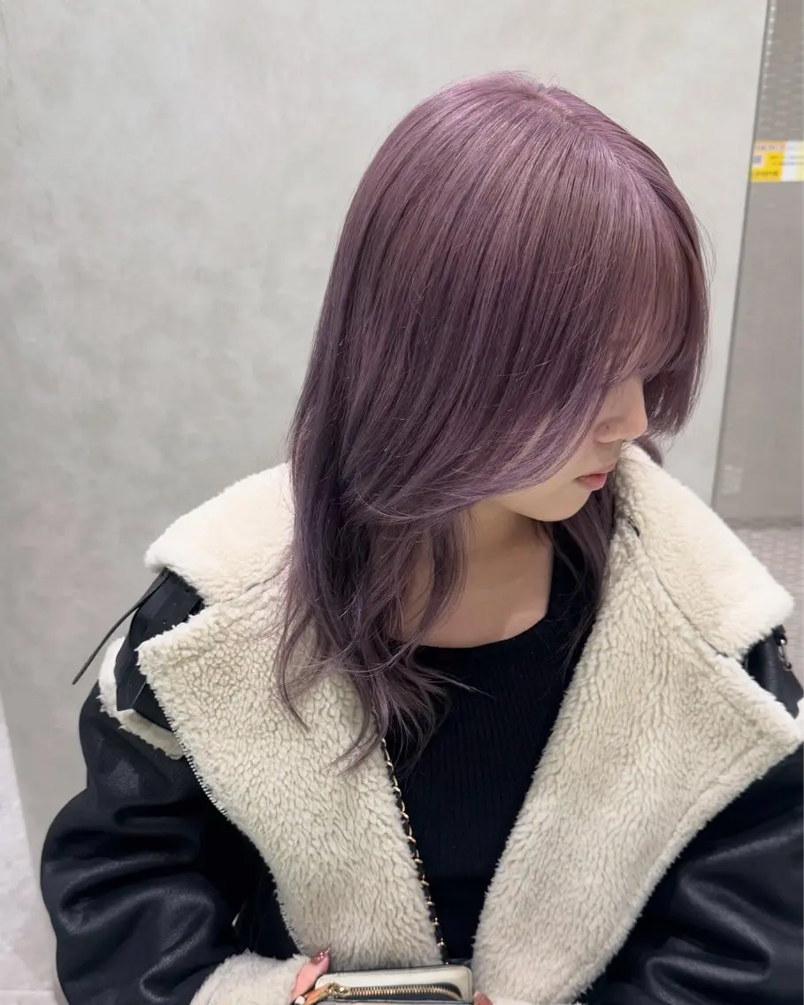セミロング カラー 札幌ブリーチカラー/ ダブルカラー/ドイのヘアスタイル