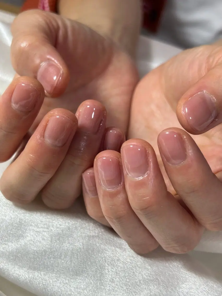 ネイル オーロラネイル フットネイル フレンチネイル ジェルネイル ハート ハンドネイル mogu nailのネイルデザイン