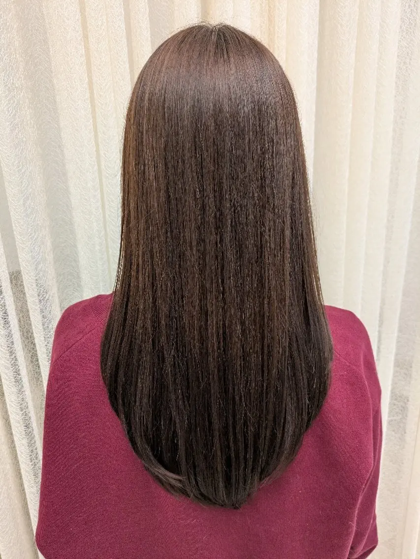 ロング カラー ブリーチ ブラウンカラー ブリーチなしカラー 🌸センター北 🌸森田 果南🌸のヘアスタイル