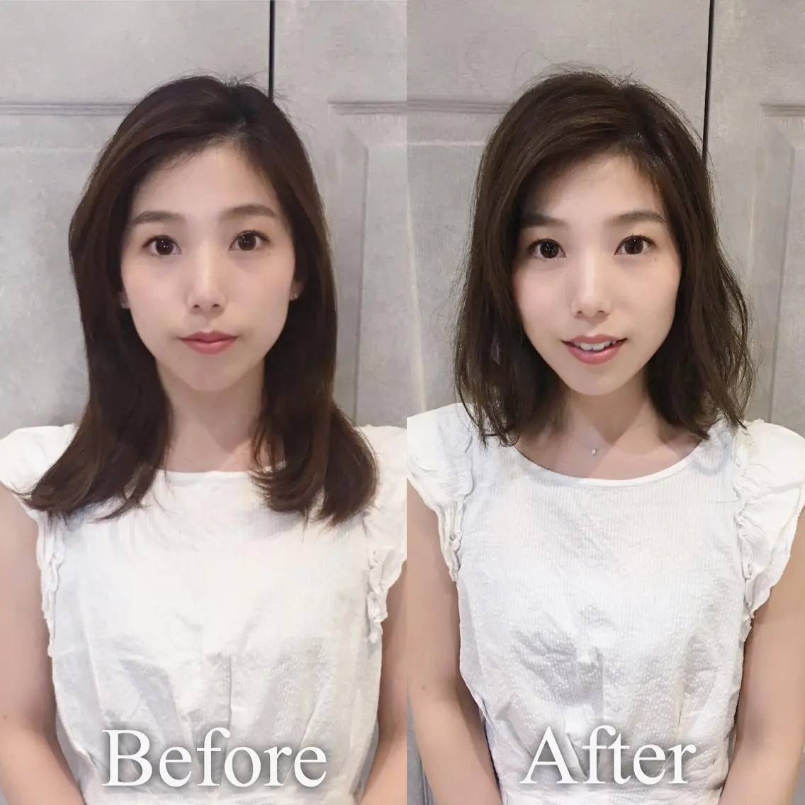 ミディアム カラー カット ヘアカラー トリートメント 大人可愛いショート＊ NoWL栗原隆成のヘアスタイル