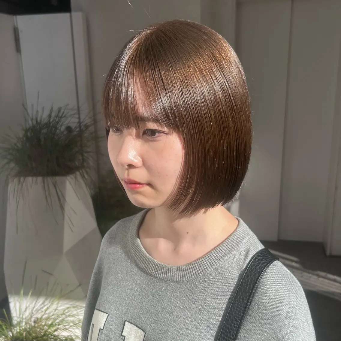 ショート カラー 透けるカラー 🫧かふうのヘアスタイル