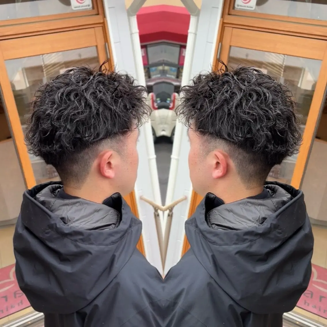 ショート パーマ 似合わせカット カット パーマ KENTO 【茨城1の縮毛矯正】のヘアスタイル