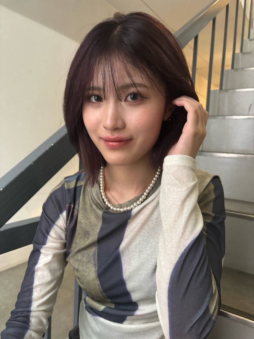 ミディアム 朝倉 南のヘアスタイル