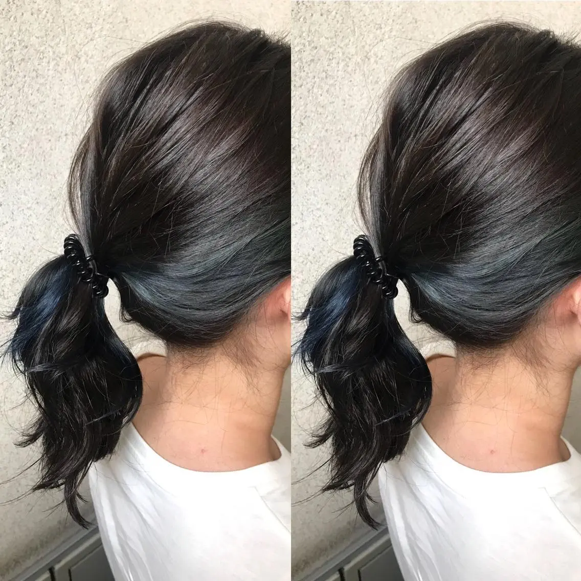 ミディアム カラー 小栗 麻衣のヘアスタイル