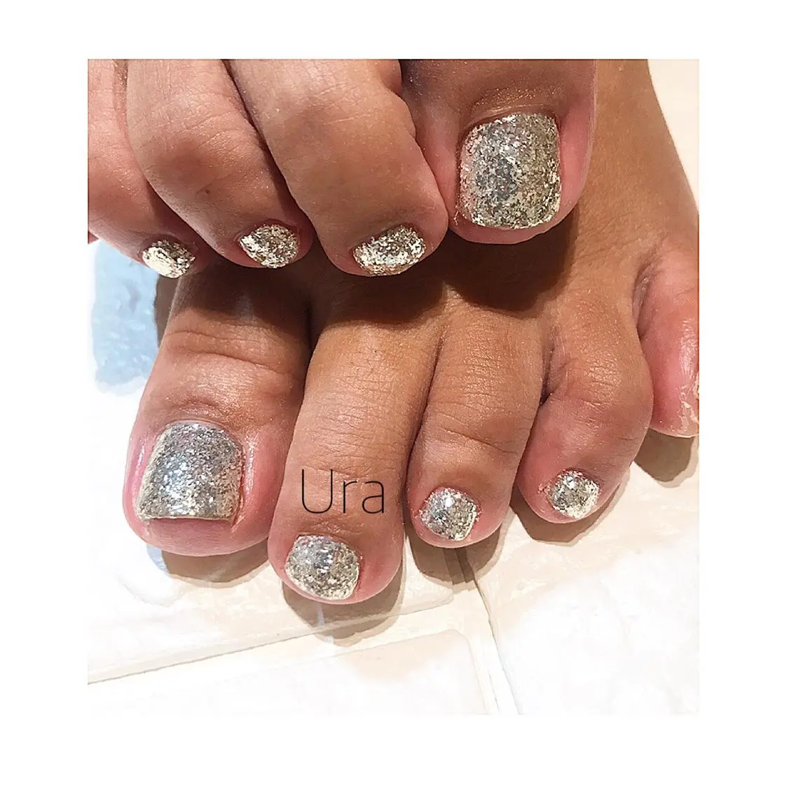 ネイル フットネイル ワンカラーネイル フットネイル UrakoNail 《nail》のネイルデザイン