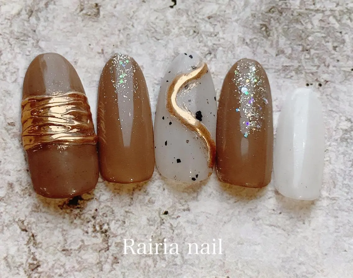 ネイル アートネイル ニュアンスネイル Rairia nail本八幡店のネイルデザイン