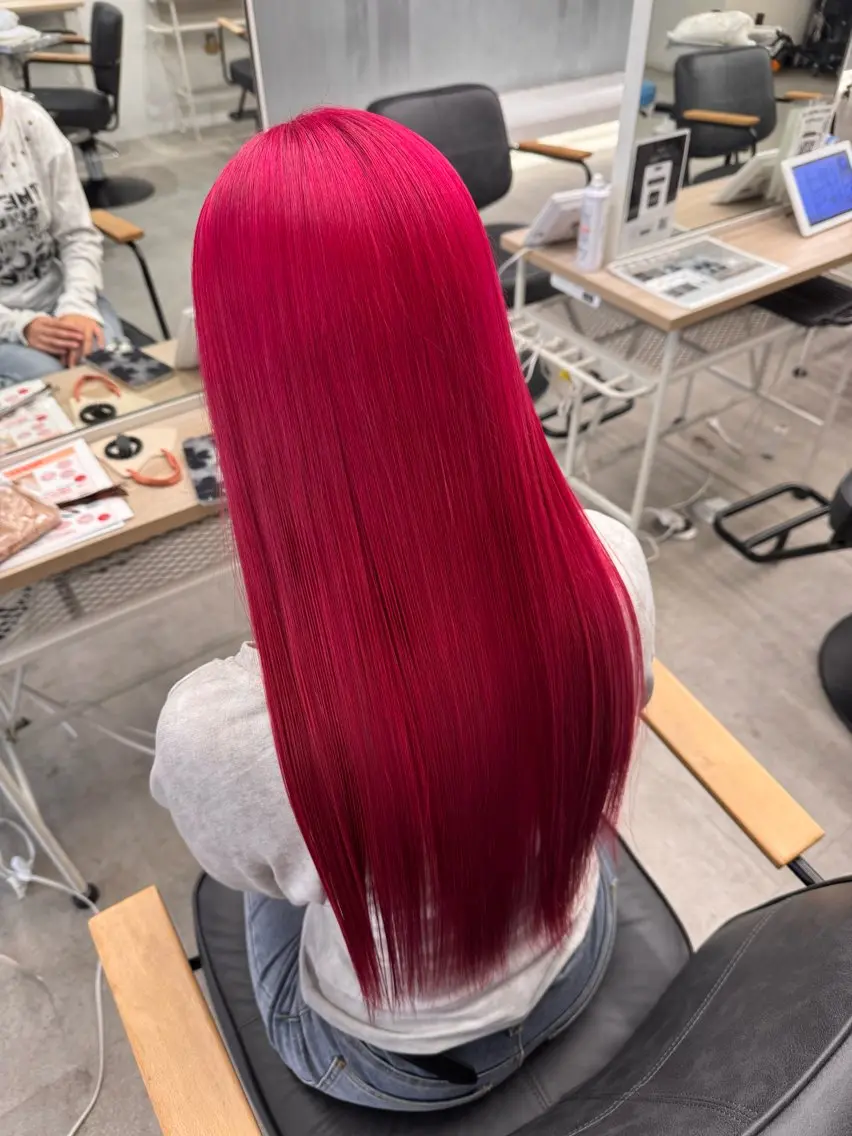 ロング ヘアカラー ハイトーン/カラー/ ゆい🌟のヘアスタイル