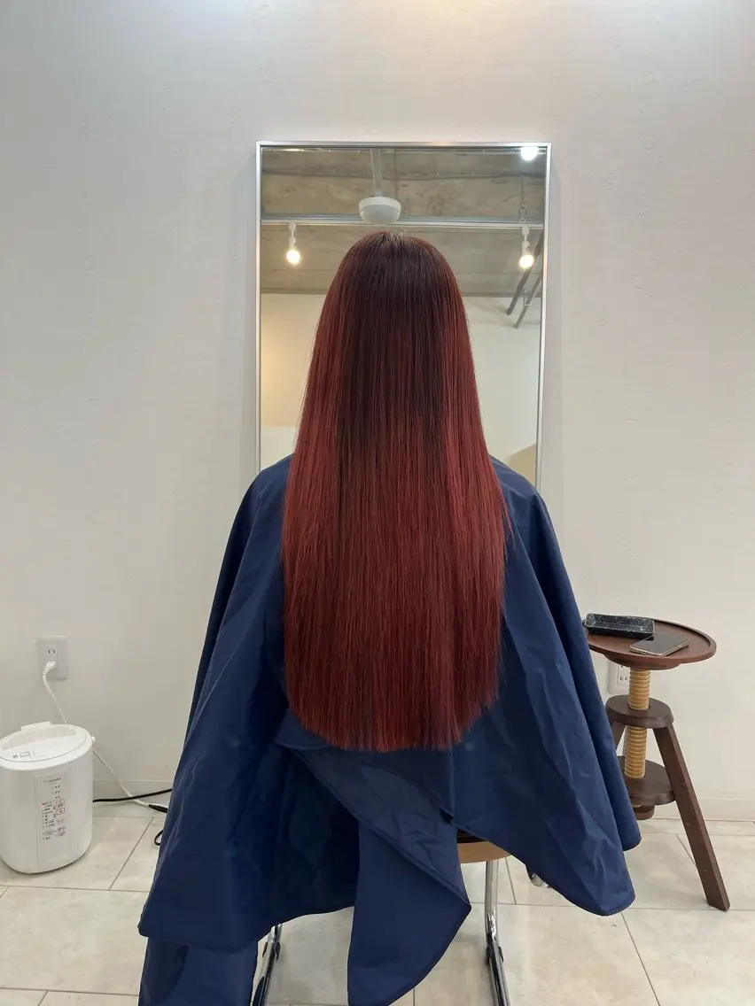 ロング カラー eri kinjoのヘアスタイル