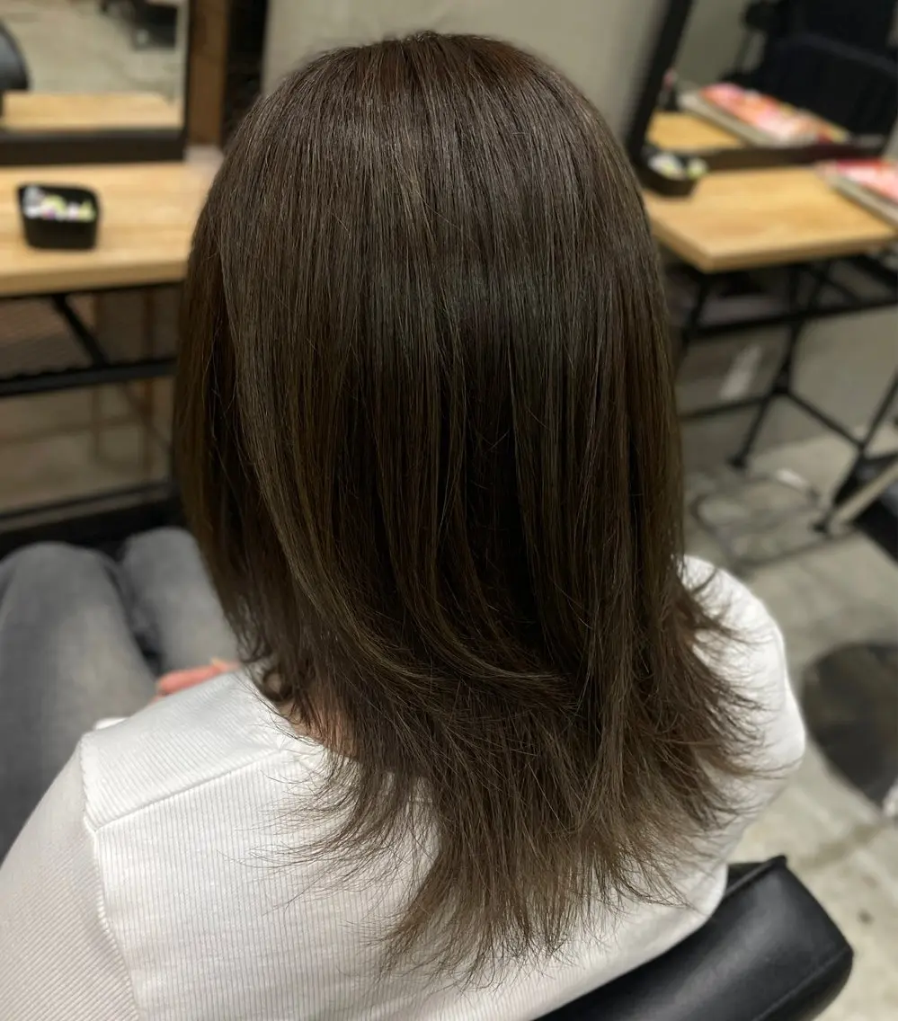 セミロング ヘアカラー La fith/ Renoのヘアスタイル