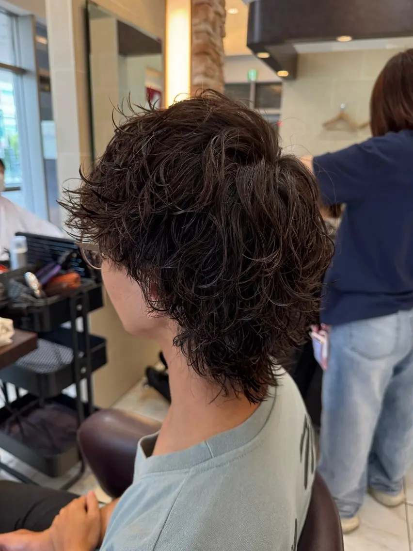 パーマ メンズ メンズパーマ カット パーマ ⭐️メンズパーマ 宮野翔⭐️のヘアスタイル