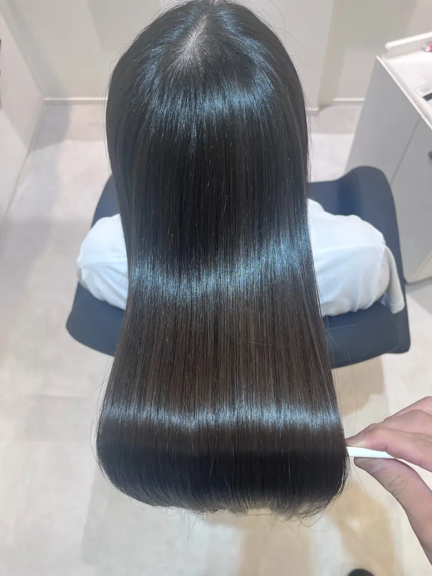 ロング カラー ヘアカラー トリートメント IENA髪質改善 honokaのヘアスタイル
