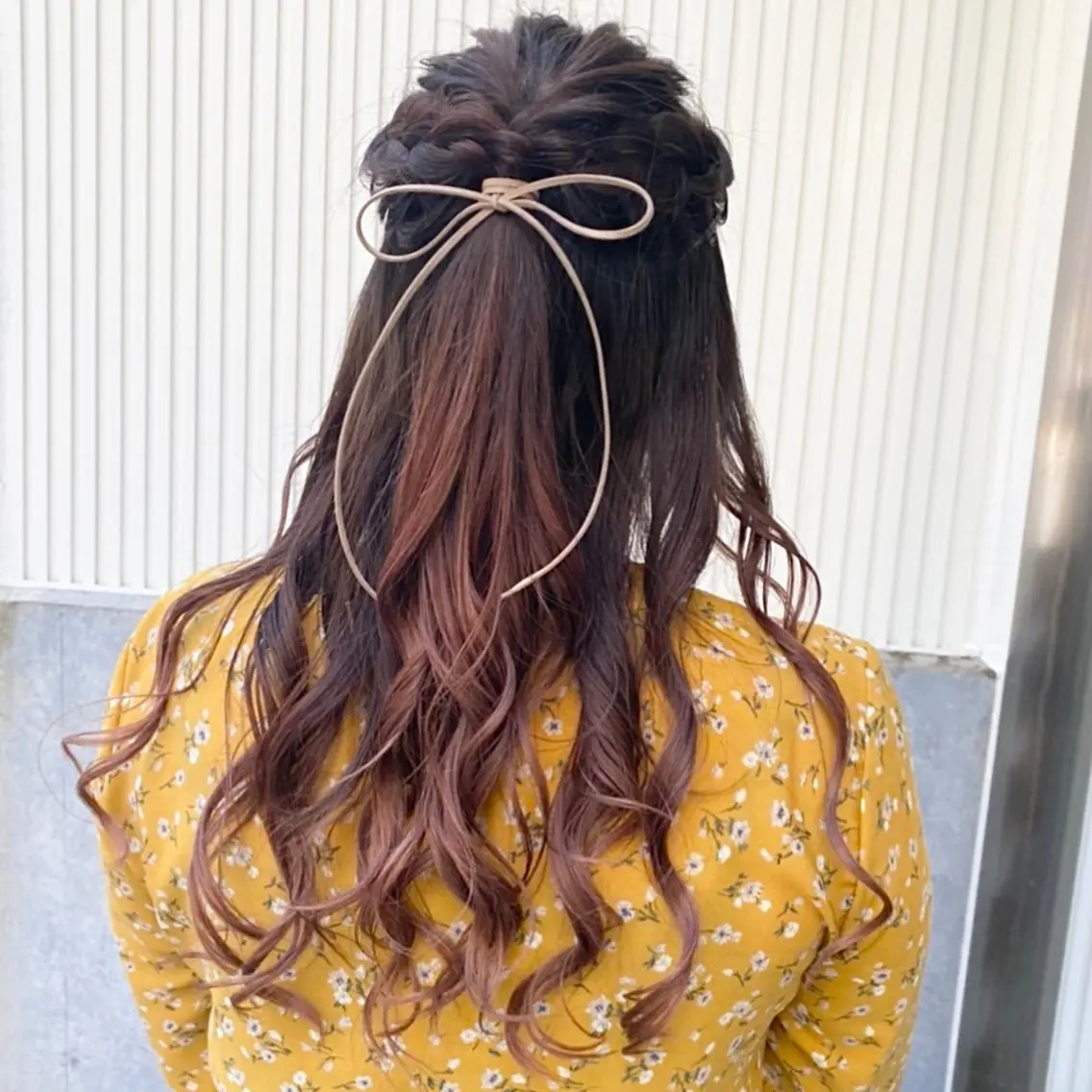 セミロング ヘアカラー トリートメント ヘアセット お悩み解決美容師 💐AMIのヘアスタイル