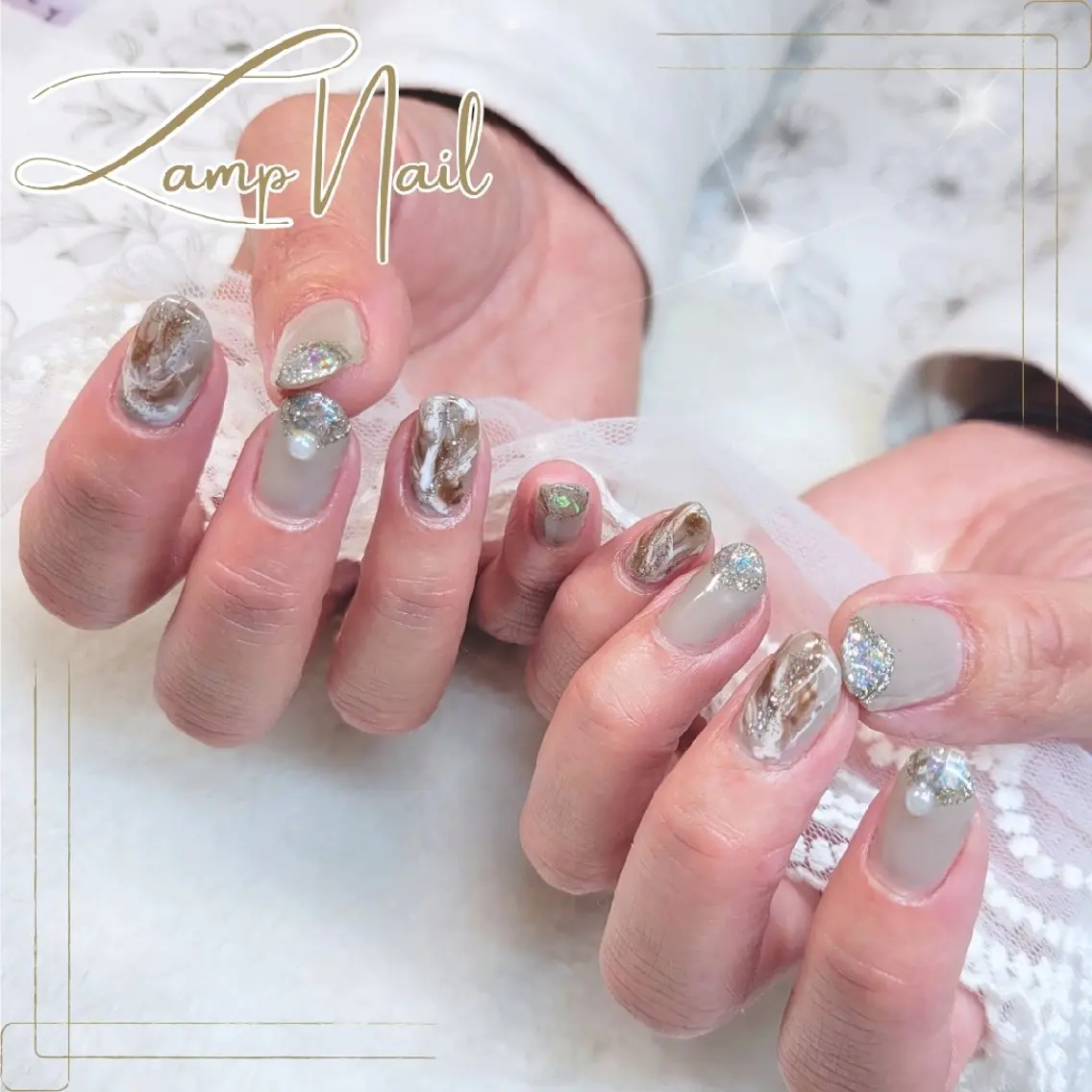 ネイル ハンドネイル Lamp Nailのネイルデザイン