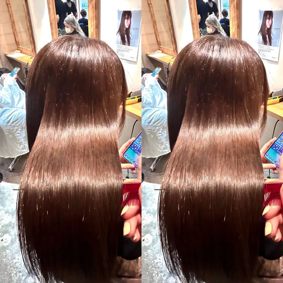 ロング カラー ヘアカラー トリートメント 店長✨髪質改善✖️ 透明感カラー／純大のヘアスタイル