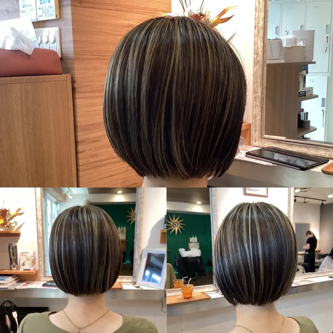 ショート カット ヘアカラー hair bonitaのヘアスタイル