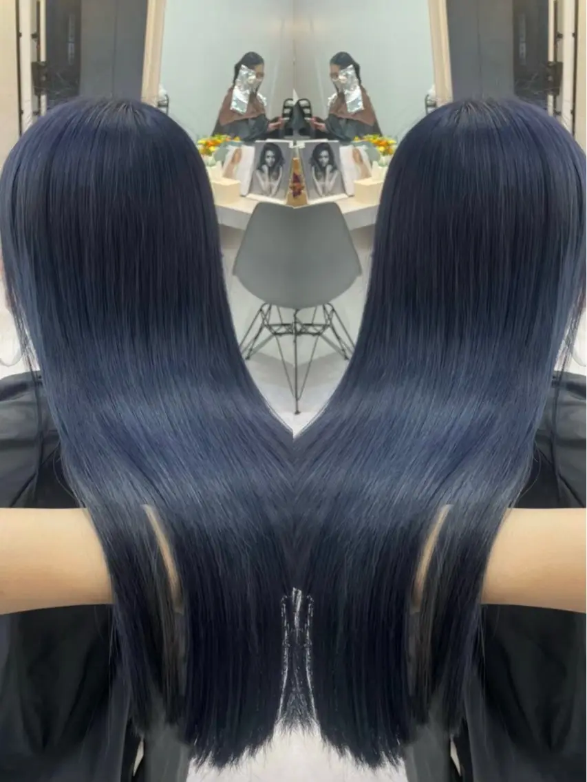 ロング カラー 🩵レイヤー✖︎ 髪質改善🩵リョウヤのヘアスタイル
