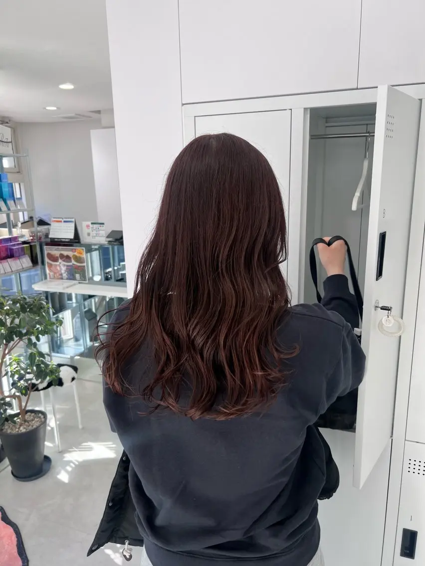 ロング カット ヘアカラー トリートメント ヘアセット 🖤:抜け感×大人 スタイル/Aoiのヘアスタイル