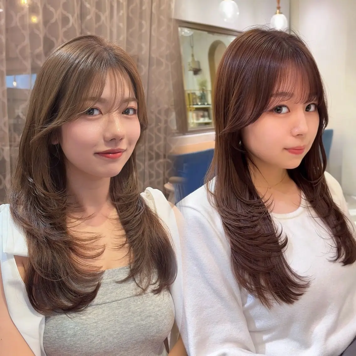 ロング レイヤーカット カット ヘアカラー トリートメント 🎀高級感レイヤー 透明感カラー/慎太郎のヘアスタイル