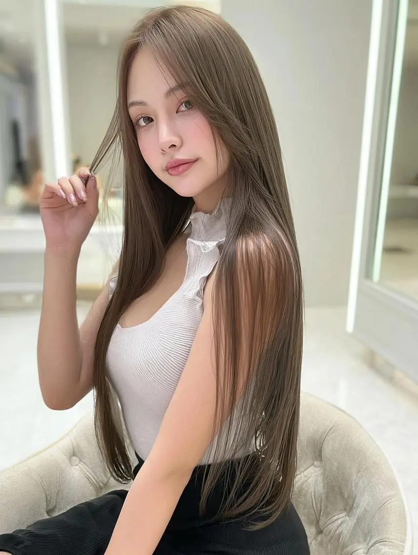 【モデル様募集】カット+縮毛矯正 ¥6600の写真