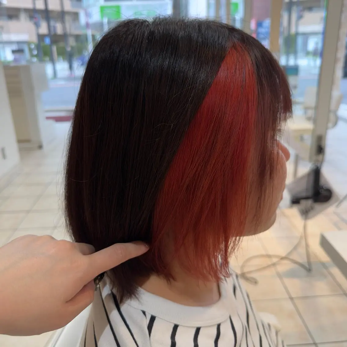 ショート カラー ヘアカラー 【髪質改善特化】 艶髪/透明感カラーのヘアスタイル