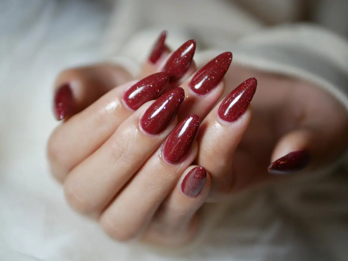 ネイル ボルドー フラッシュネイル ufu.nail yuukiのネイルデザイン