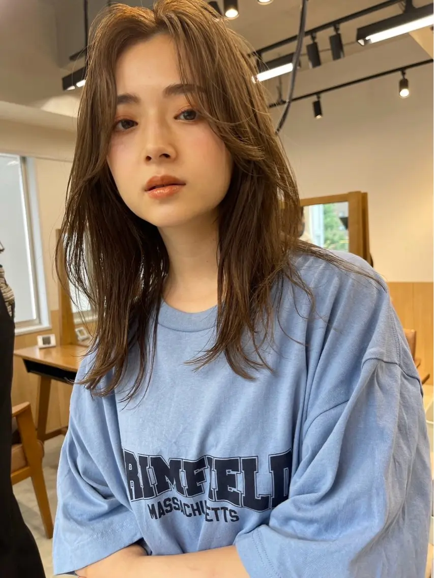 セミロング トリートメント 似合わせカットNo 1/横浜美容師のヘアスタイル