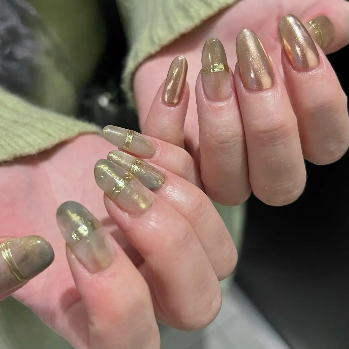 ネイル ハンドネイル nuás nailのネイルデザイン