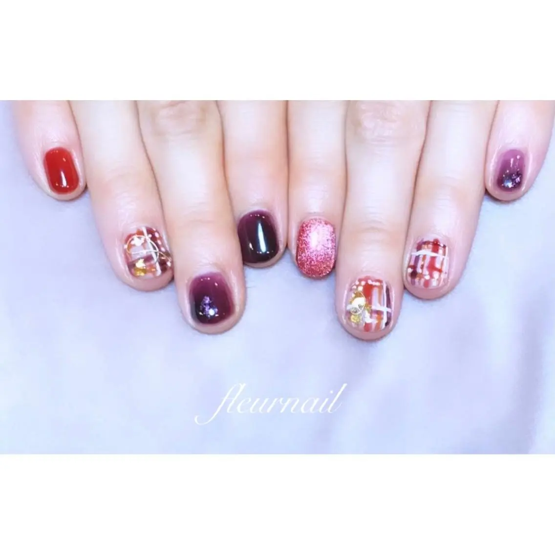 ネイル ハンドネイル fleurnail miuraのネイルデザイン
