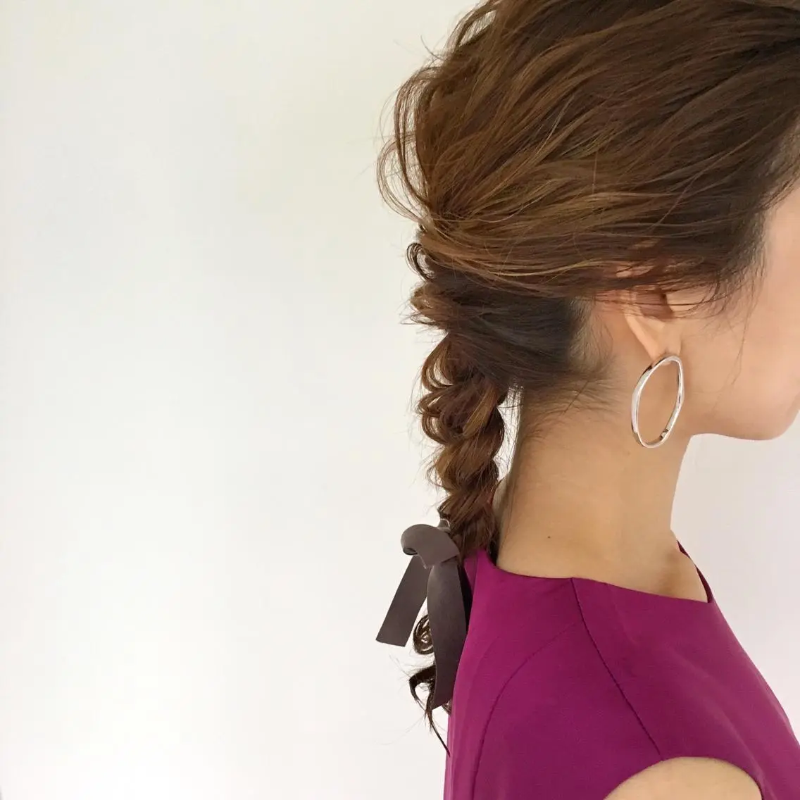 ミディアム レイヤーカット 鈴木駿介のヘアスタイル