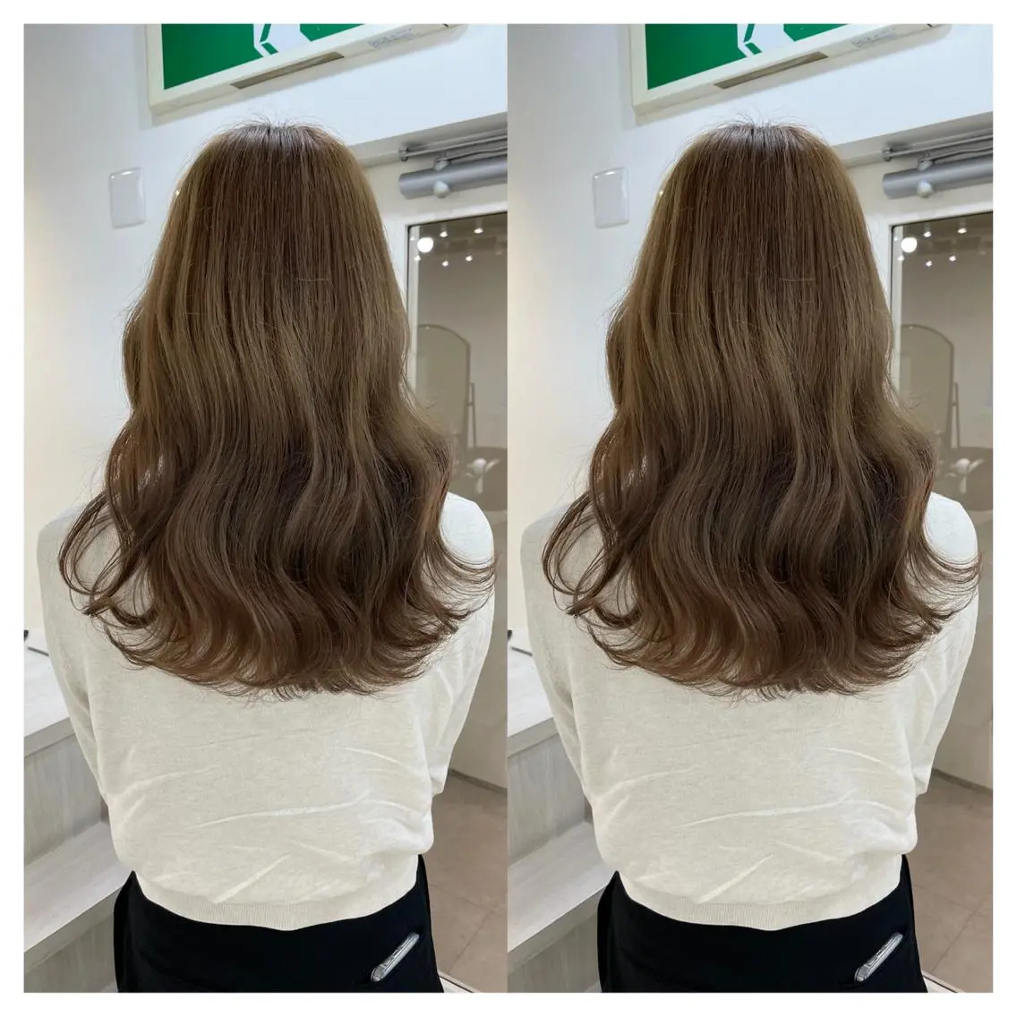 ロング カラー カット ヘアカラー トリートメント 村山 茉衣のヘアスタイル
