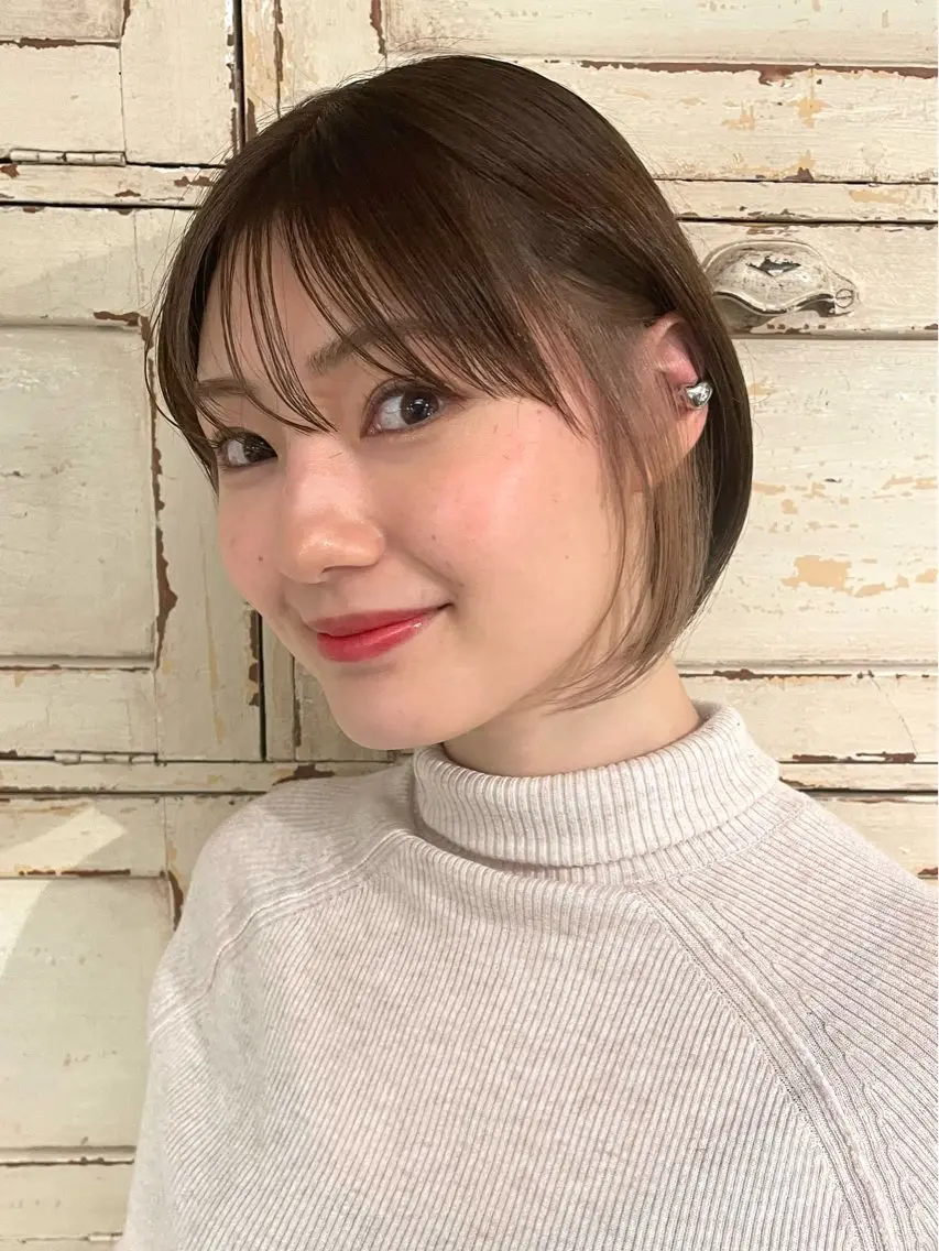 ショート カラー ショートボブ ベージュカラー ブリーチ ダブルカラー インナーカラー カット ヘアカラー RorriM natsuのヘアスタイル