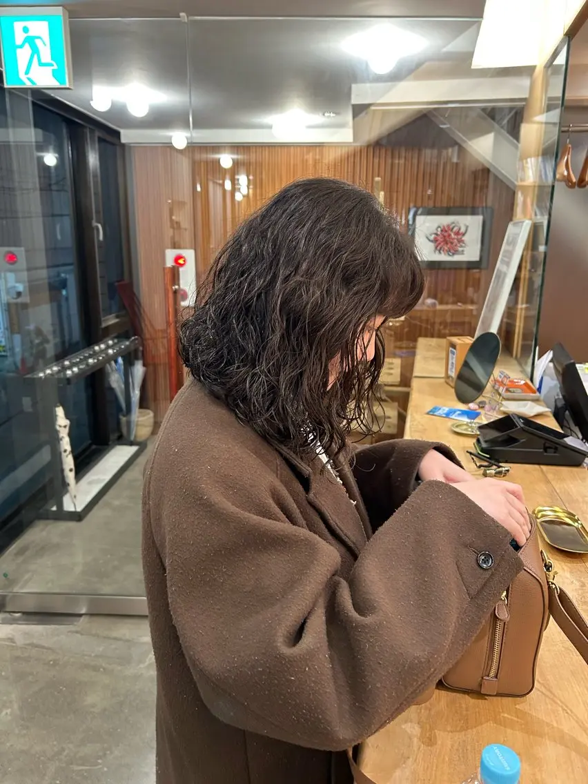 ミディアム アオキ サキ💫のヘアスタイル