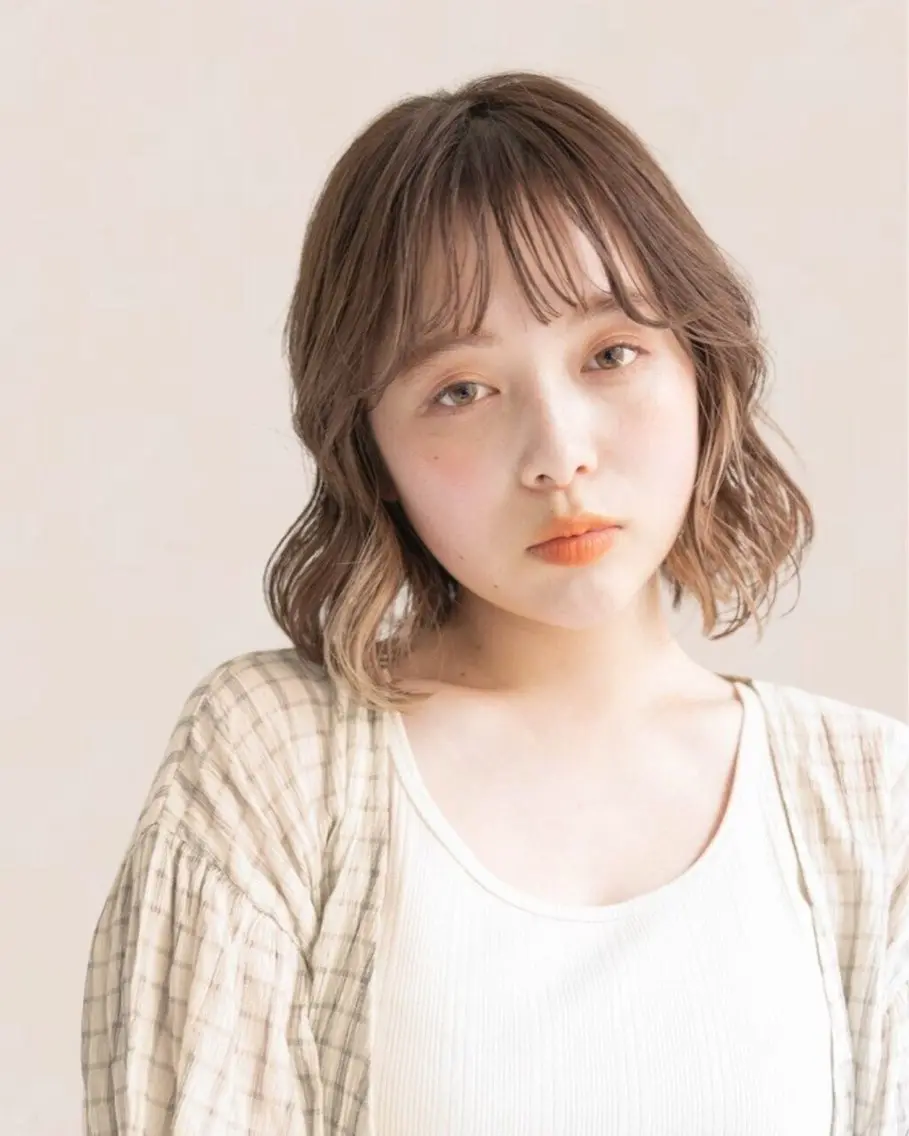 [💫-チラ見せ-💫]カット+イヤリングカラー ¥8,000💛🫶🏻の写真