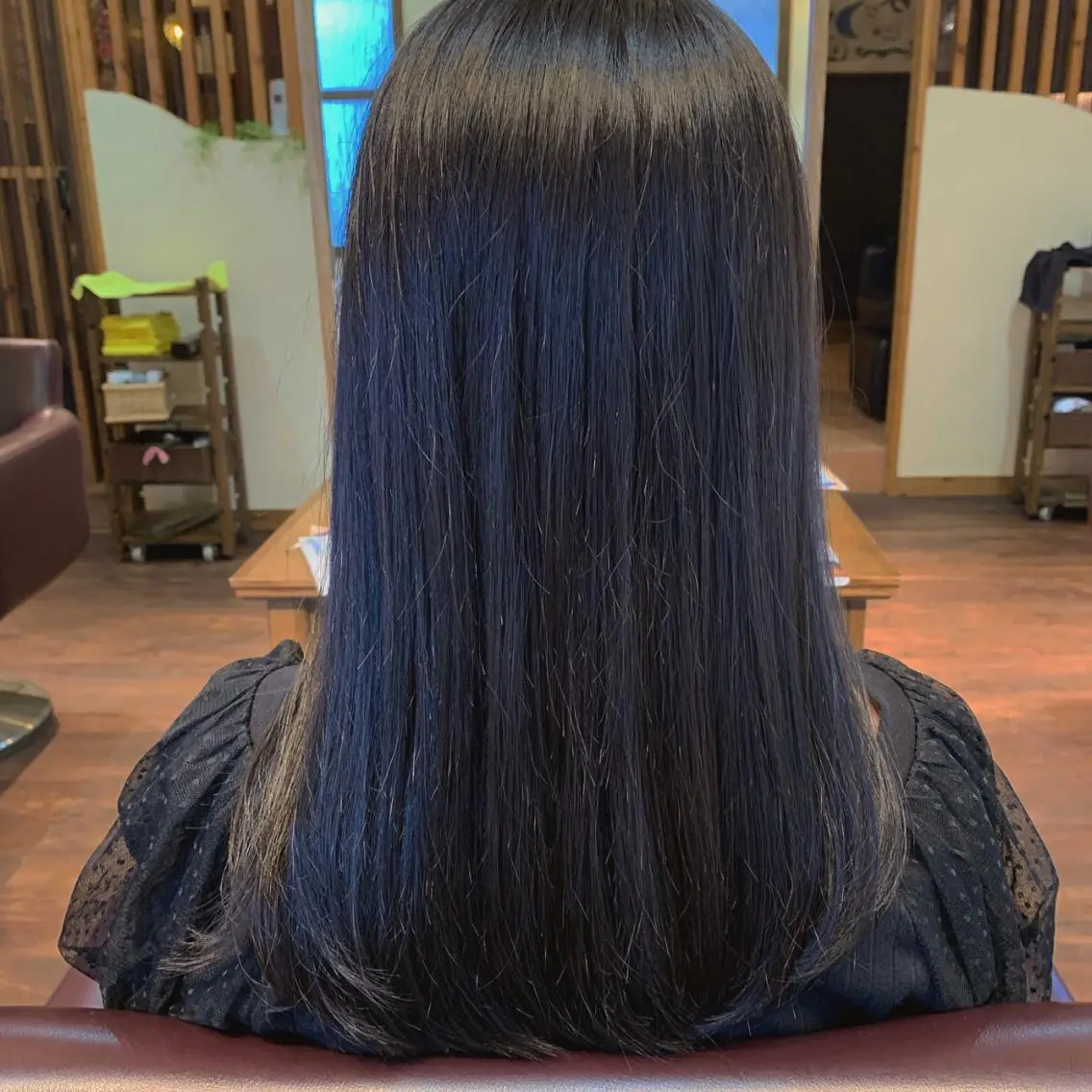 ロング カラー 黒髪 透明感カラー mizuho .のヘアスタイル