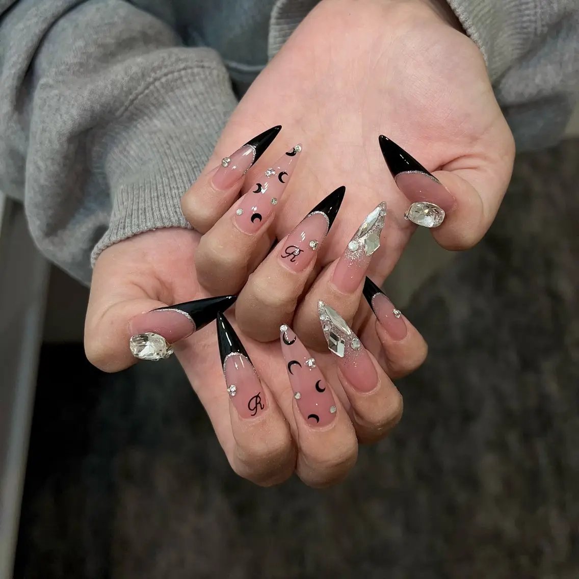 ネイル チークネイル 長さ出し フレンチネイル ジェルネイル ガーリー ハンドネイル Sora  Nail Studioのネイルデザイン