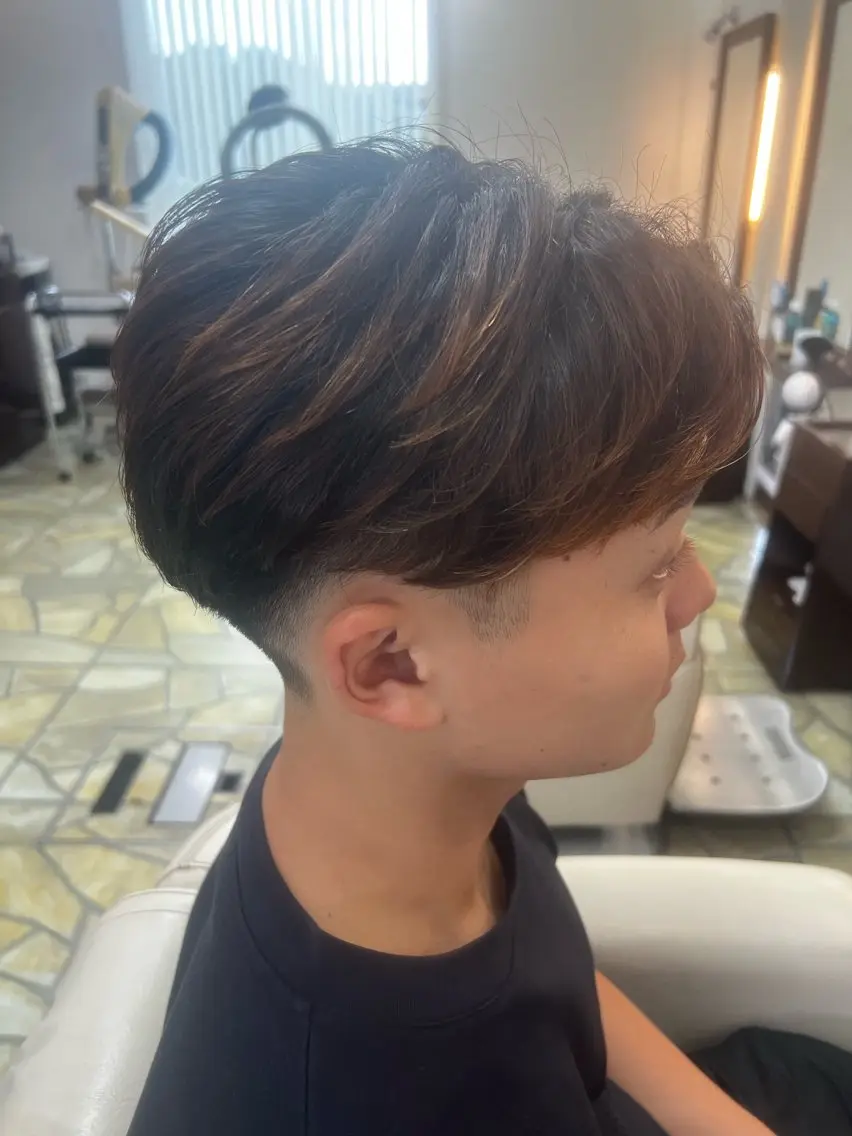パーマ メンズ カット 縮毛矯正 トリートメント 👑サーフカール番長 💎Shoki/生駒のヘアスタイル