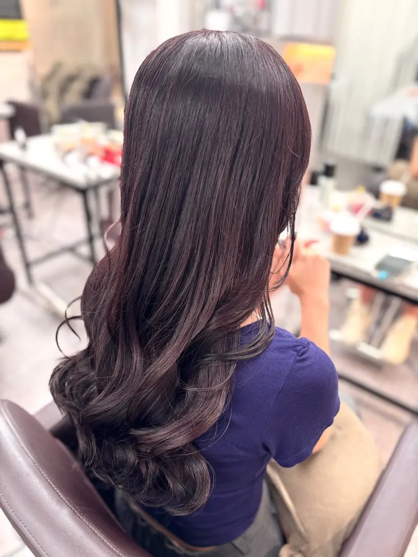 ロング カラー ヘアカラー トリートメント 【 clan 】 *.✯ANNA✯.*のヘアスタイル