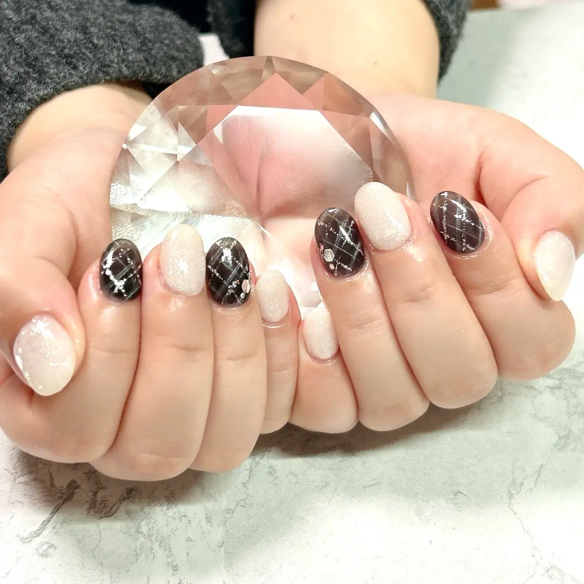 ネイル シンプルネイル private salon Reiのネイルデザイン