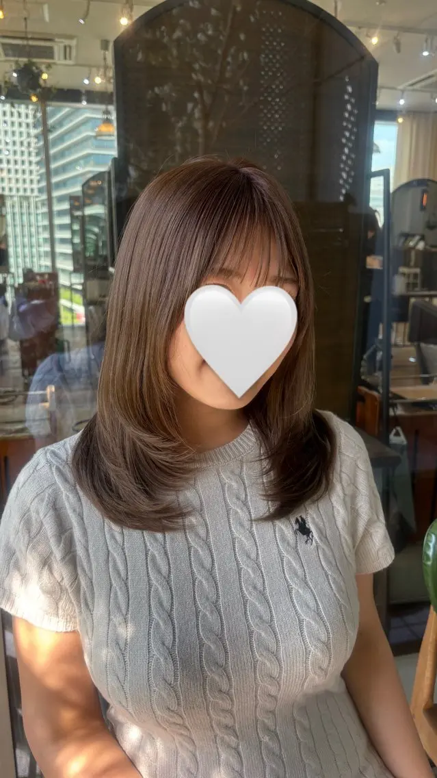 セミロング 🕊️あやか レイヤー/メンズのヘアスタイル