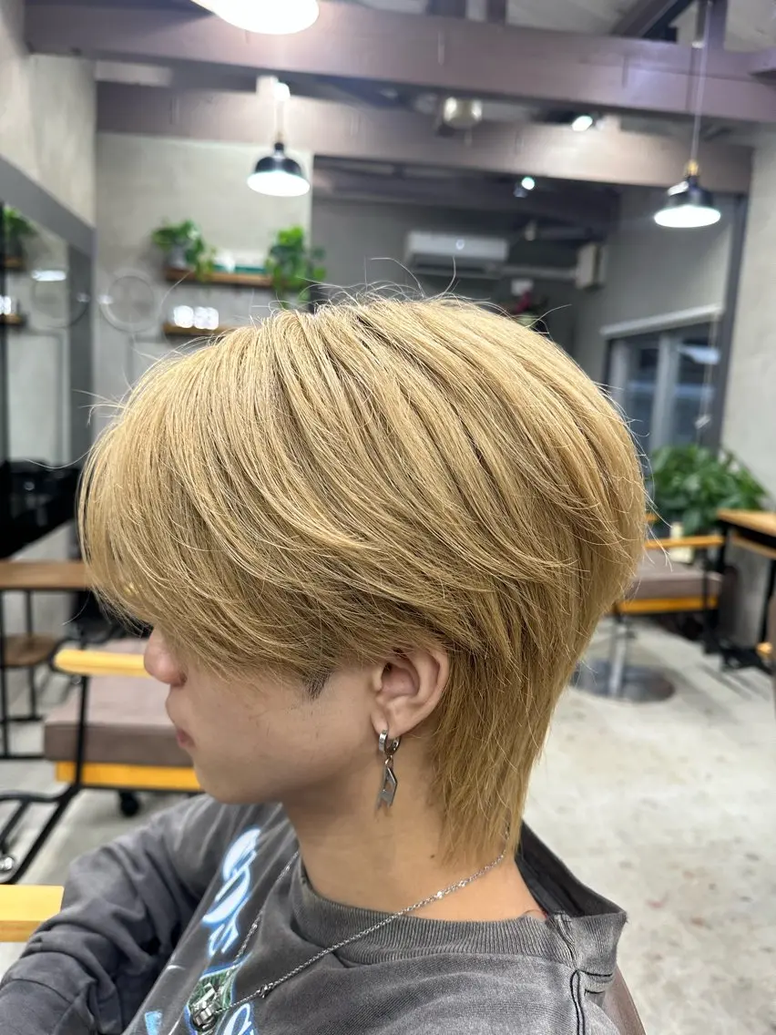 メンズ カット ヘアセット 岡部 琉斗のヘアスタイル
