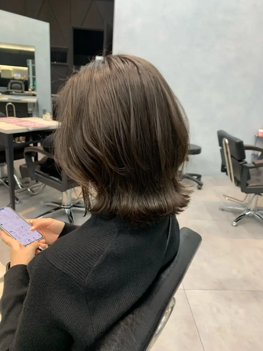 ✨人気No.1✨💎圧倒的艶感イルミナカラー＋似合わせカット💎の写真