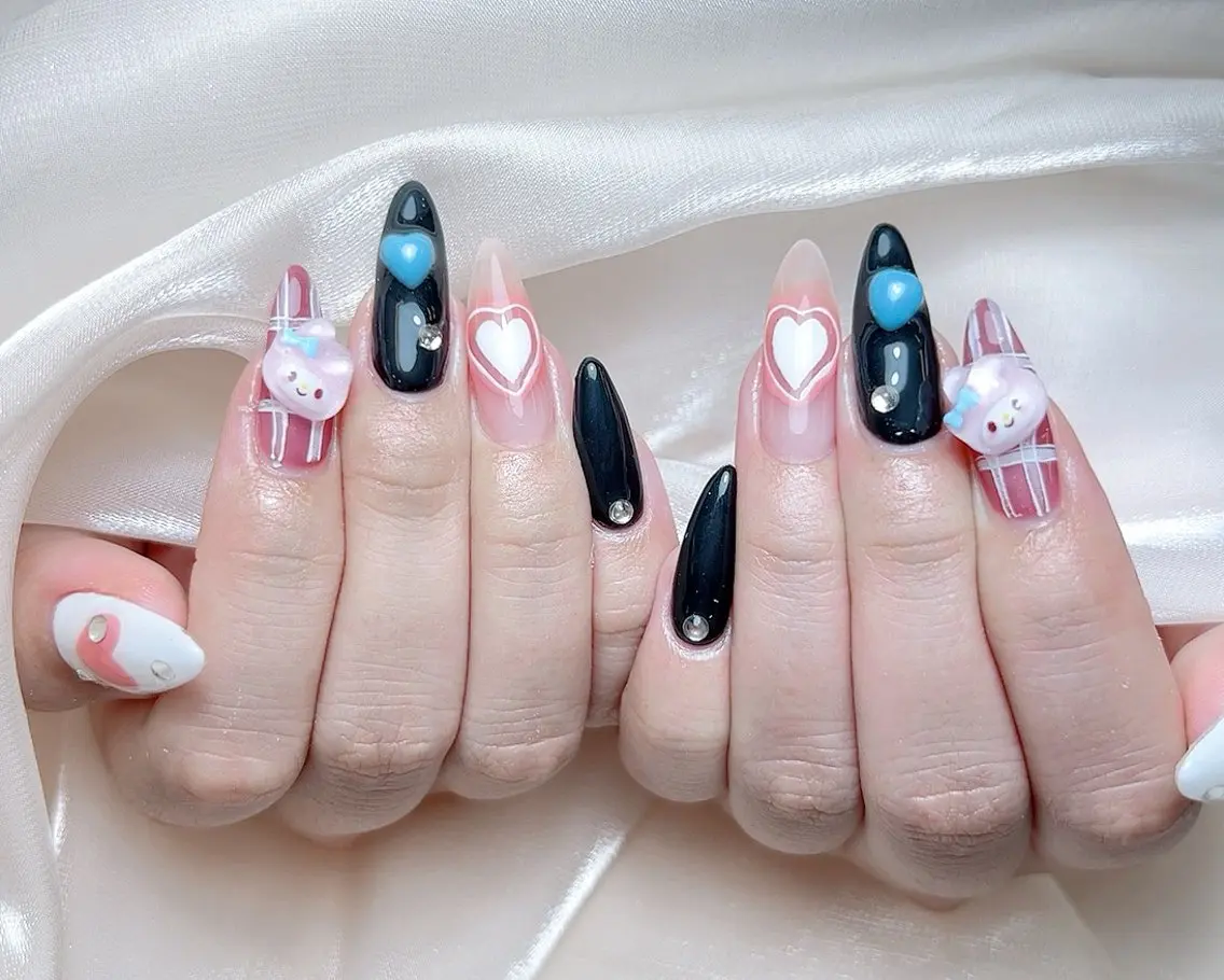 ネイル ハンドネイル M🌷nail 長さだし専門店のネイルデザイン