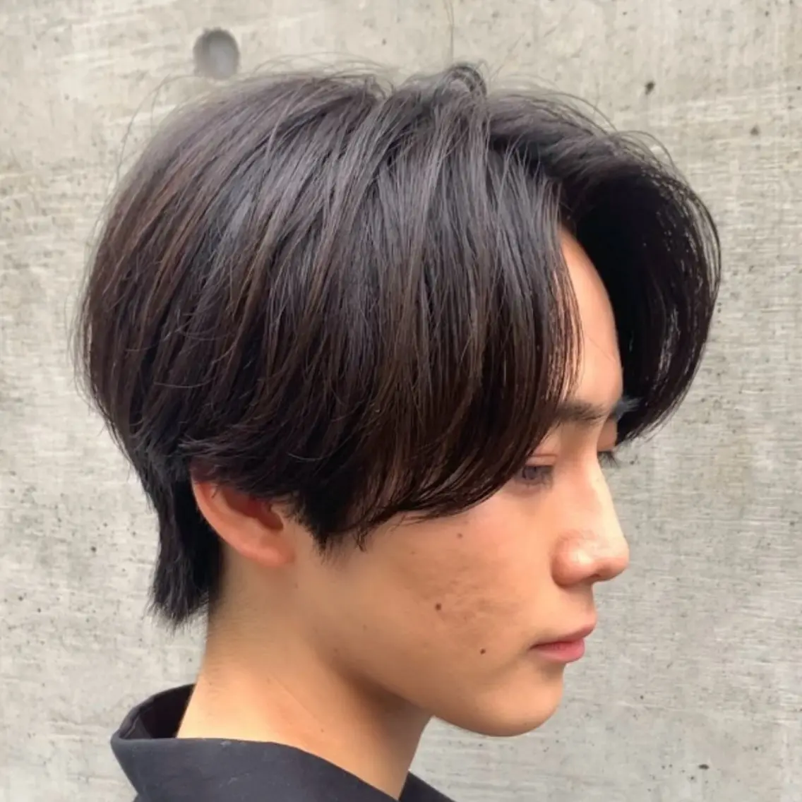 ミディアム パーマ ヘアアレンジ メンズ fifth 石川 凪のヘアスタイル