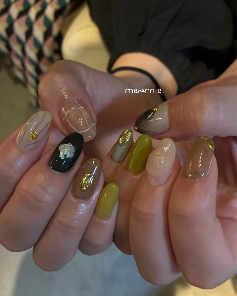 ネイル フットネイル ハンドケア nail room marnie.のネイルデザイン